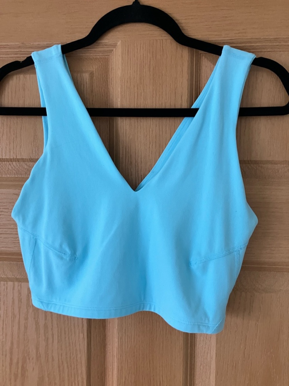 FP Movement by Free People Santorini Turquoise V-Neck Crop Tank